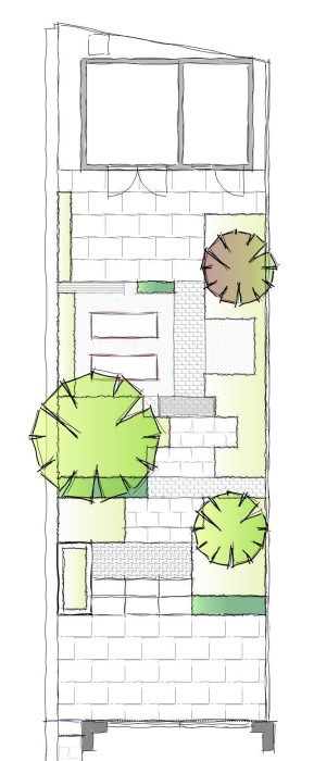 Layout Plan for the garden 